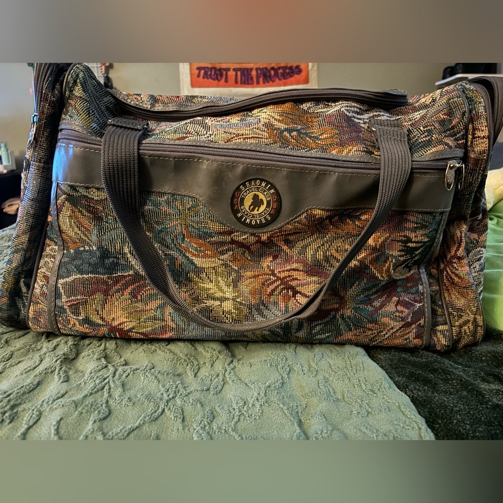 Vintage 1990 Shaomin XL Luggage Bag